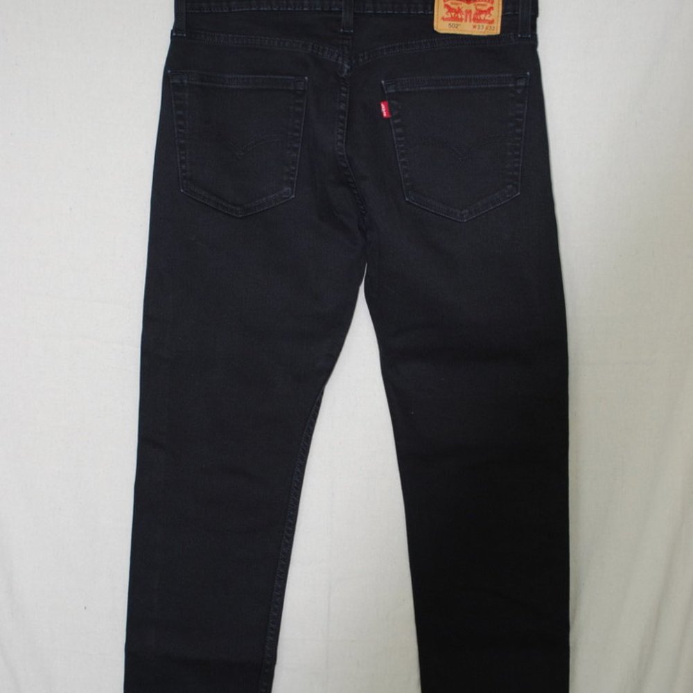 Levi’s, Men’s black, cotton, 502, jeans